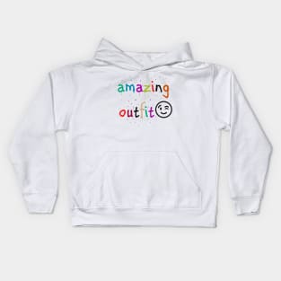 amazing outfit Kids Hoodie